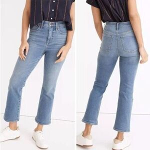 NEW Madewell Cali Demi-Boot‎ Jeans in Dorrance Wash: TENCEL™ Denim Edition, 24